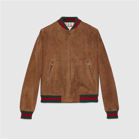 gucci mens sports jacket|gucci suede jacket.